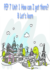 pep小学英语新教材六年级上册unit1Blets-learn课件