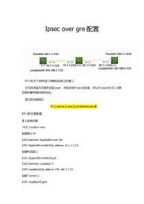 H3C-v7版本-ipsec-over-gre配置指导