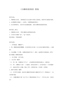 《小蝌蚪找妈妈》教案