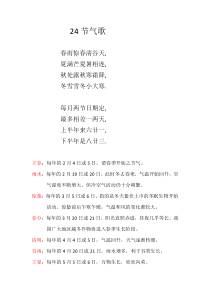 24节气歌