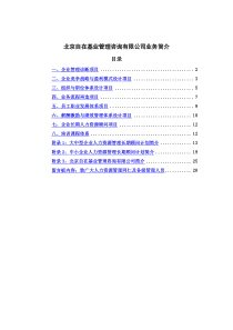 北京××管理咨询有限公司业务简介(doc 31)