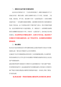 含盐环境对金属的腐蚀