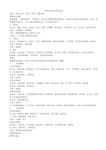 中医内科各科常见病证