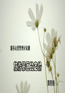 旅游景区的定价
