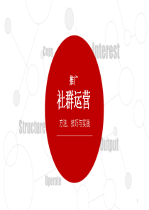 《社群运营》ppt课件