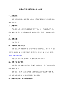 中医药创意创新大赛