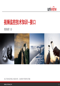 视频监控技术知识--接口