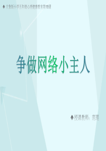 争做网络小主人课件