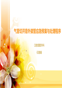 气管切开意外拔管应急预案与处理程序