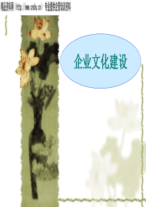 企业文化建设培训教案(ppt)
