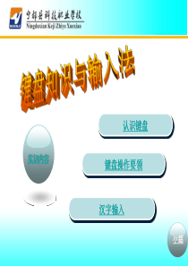 键盘知识与输入法PPT课件