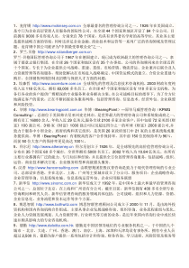 咨询公司-排名