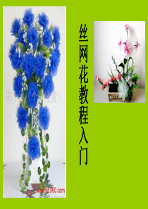 丝网花制作教程初一劳技[17张PPT]