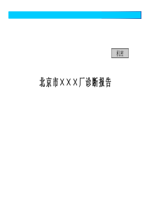 北京××厂诊断报告