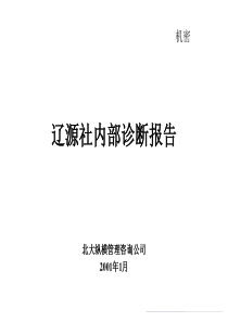 北大纵横-辽源社内部诊断报告