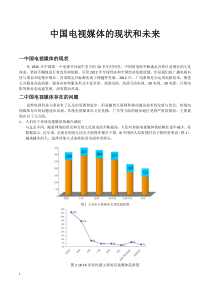 中国电视媒体的现状与未来-