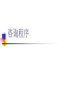 咨询程序(2)