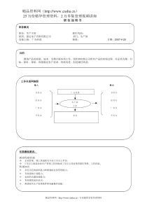 XX电子有限有限公司生产主管职位说明书（DOC32页）