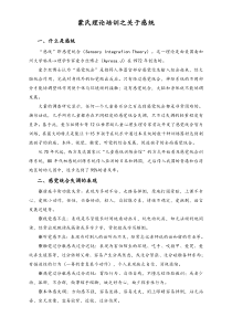 蒙氏理论培训之关于感统