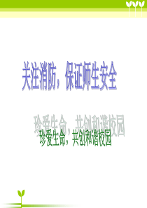 消防安全主题班会_PPT课件