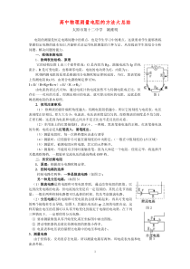 (完整版)■■高中物理测量电阻的方法大总结