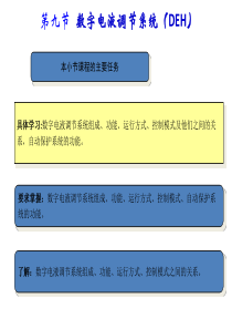 汽轮机数字电液调节系统DEH简介