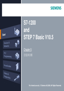 在线和诊断-S7-1200andSTEP7Bas