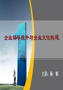企业领导力提升与企业文化构建