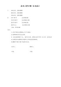 薪资福利美容院店长工资方案