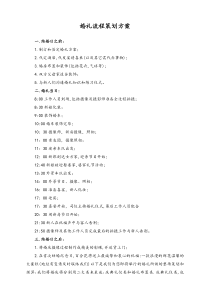婚庆公司婚礼流程策划方案1