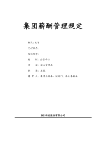 [科技集团公司]薪酬管理规定