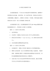 公司墙文化墙制作方案