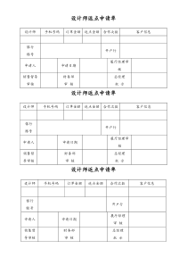 XX家居卖场返点申请单