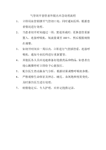 气管切开套管意外脱出应急处理流程