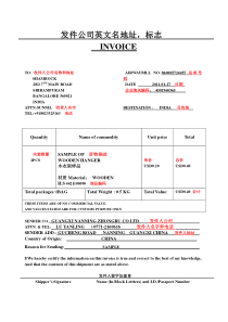 INVOICE-样本
