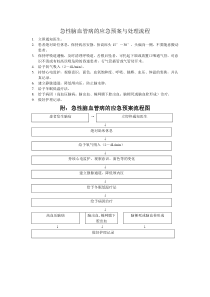 急性脑血管病的应急预案与处理流程