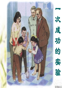 人教版三年级语文《一次成功的实验》课件