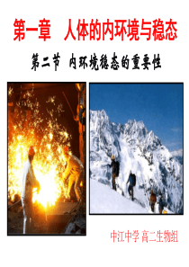 第2节内环境稳态的重要性