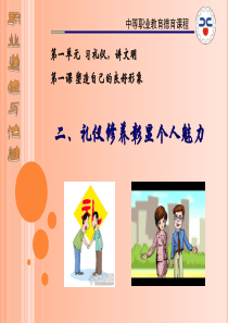 职业道德与法律-1.2礼仪修养显个人魅力