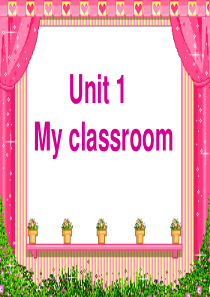 四年级英语第一单元.