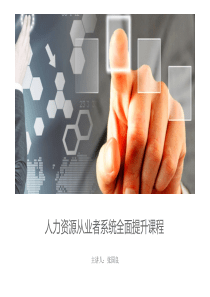 张国良-人力资源系统培训咨询精英班(下)