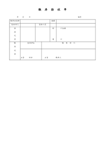 [工厂]缴库验收单