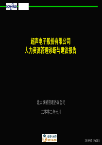 已提交：人力资源管理诊断与建议报告