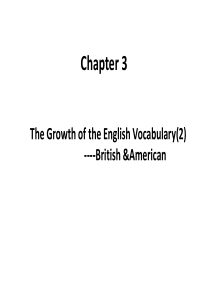 英语词汇学-chapter3