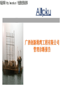 广西创新XX工程有限公司管理诊断报告（PPT110页）