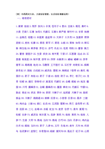 中药药对大全