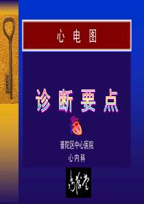 心电图诊断要点