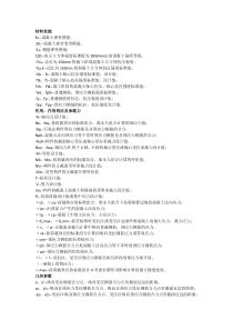 混凝土设计计算常用符号