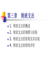 财政支出ppt