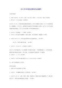 人教版八年级下册历史复习提纲